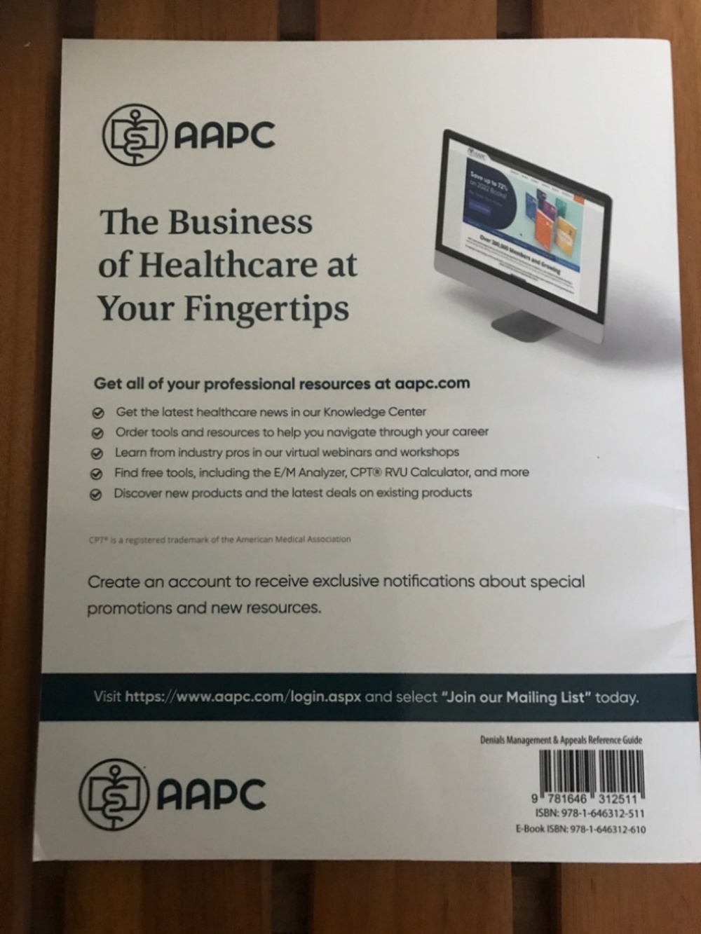 AAPC DENIAL MANAGEMENT & APPEALS REFERENCE GUIDE SECOND EDITION 2021 - Picture 2 of 5